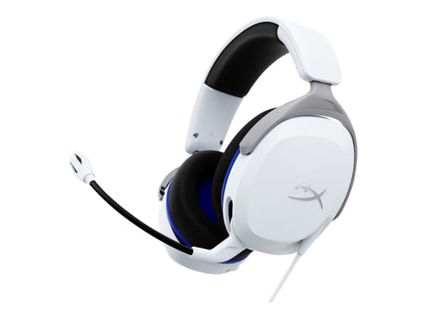 HyperX Cloud Stinger 2 Core - Hodesett - full størrelse - kablet - hvit