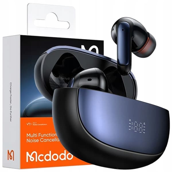 MCDODO TRÅDLÖSA CANAL-HÖRRPUHELIN BLUETOOTH ENC ANC BULLER