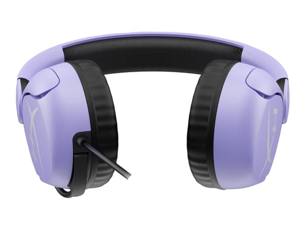 HyperX Cloud Mini - Headset - på örat - kabelansluten - aktiv brusradering - 3,5 mm kontakt - lavendel