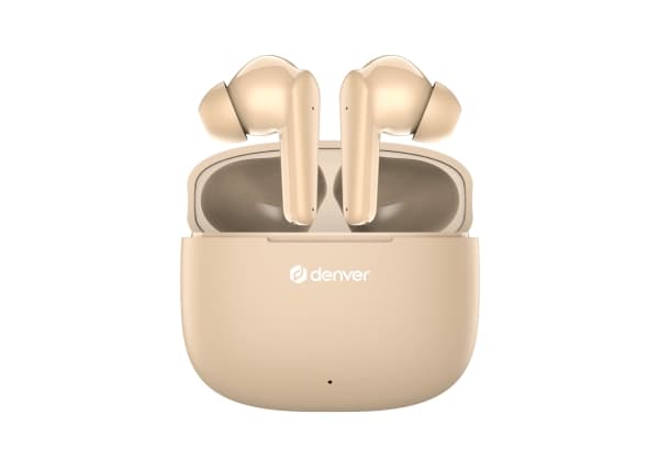 DENVER TWE-48NU - True wireless-hörlurar med mikrofon - inuti örat - Bluetooth - naturlig