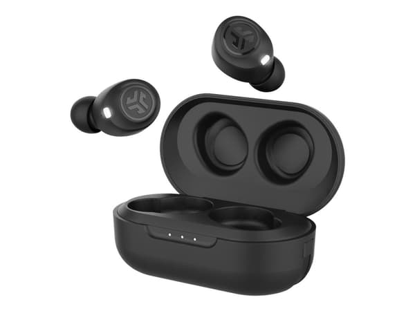 JLab Audio JBuds Air True Wireless Earbuds - True wireless-hörlurar med mikrofon - inuti örat - Bluetooth - svart