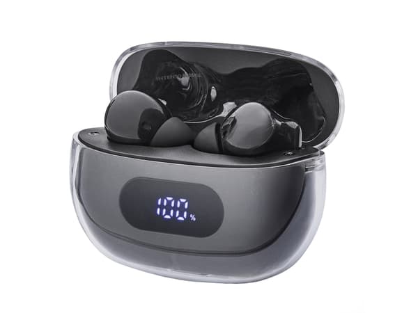 Intenso - True wireless-hodetelefoner med mikrofon - i øret - Bluetooth