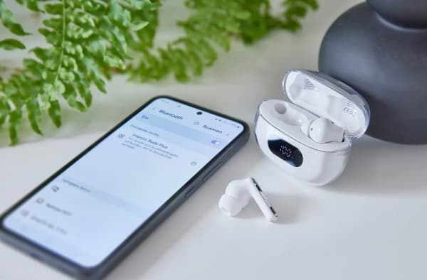Intenso - True wireless-hörlurar med mikrofon - inuti örat - Bluetooth