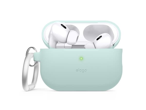Elago Elago AirPods Pro 2 Hang Silicone Case - Karabiinikotelo AirPods Pro 2 mint - Turvallisuustakuu. yksinkertaiset osamaksut. ilmainen toimitus al