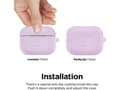 Pikkukuva 5 / 5: Elago Elago AirPods Pro 2 Hang Silicone Case - Karabiinikotelo AirPods Pro 2 harmaa - Turvallisuustakuu. yksinkertaiset osamaksut. ilmainen toimitus