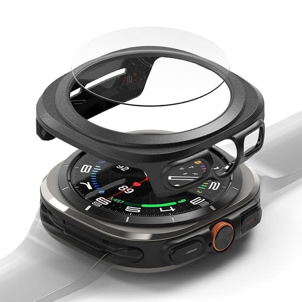 RING SLIM OG HERDET GLASS UR GALAXY ULTRA (47 MM) TITANIUM SVART