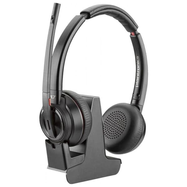Kuulokkeet mikrofonilla Poly Savi 8220 Uc Musta