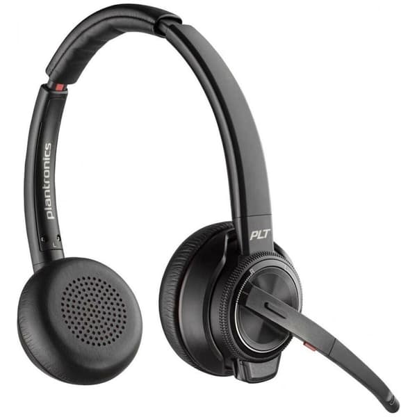 Kuulokkeet mikrofonilla Poly Savi 8220 Uc Musta