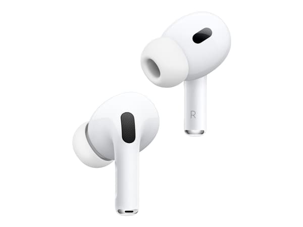 Apple AirPods Pro - 2a generation - True wireless-hörlurar med mikrofon - inuti örat - Bluetooth - aktiv brusradering - vit