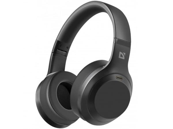 Defender FREEMOTION B695 trådlösa Bluetooth-hörlurar med mikrofon och bakgrundsbelysning ANC aktiv brusreducering