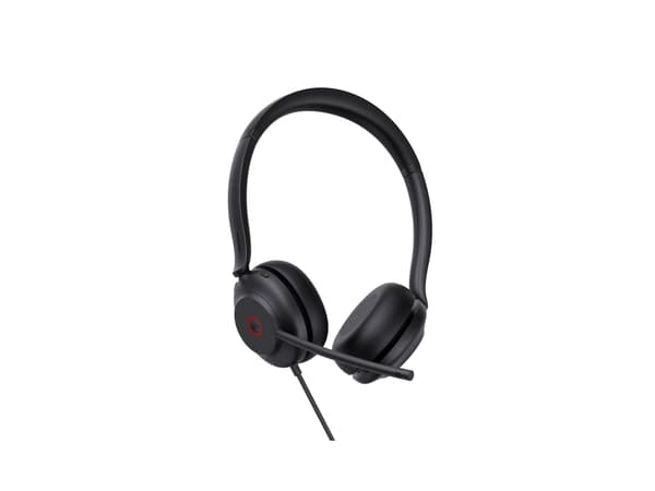 Yealink UH35 Dual - Hodesett - on-ear - kablet - USB - svart - Certified for Microsoft Teams