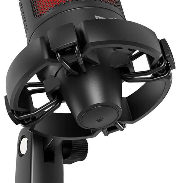 Skrivbordsmikrofon Savio SONAR PRO 01 Svart Röd