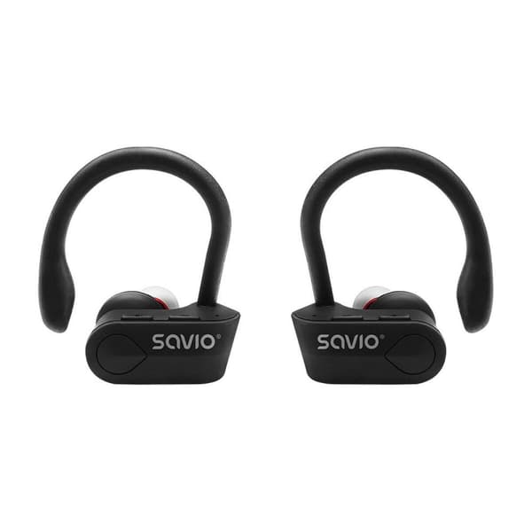 Ear Bluetooth hörlurar Savio TWS-03 Svart Grafit