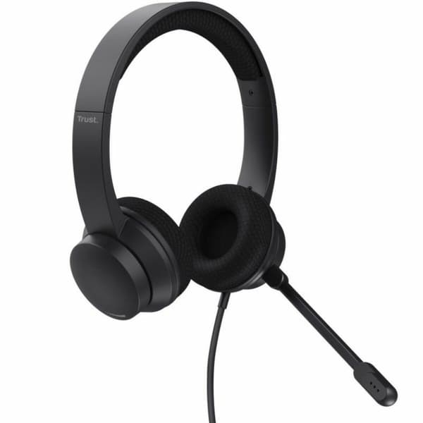 Hörlurar Trust HS-260 Svart