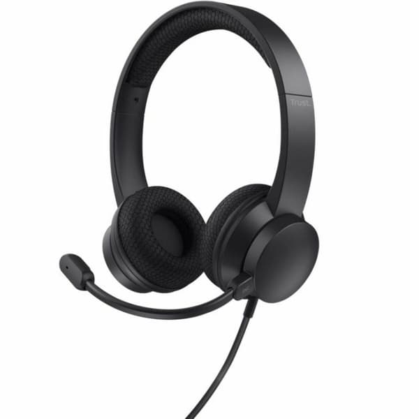 Hörlurar Trust HS-260 Svart