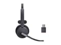 Miniatyrbilde 2 av 5: Yealink WH64 Hybrid Mono - Hodesett - on-ear - DECT / Bluetooth - trådløs - USB-A via DECT adapter, USB-C - Certified for Microsoft Teams