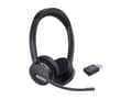 Miniatyrbild 3 av 5: Yealink WH64 Hybrid Dual - Headset - på örat - DECT / Bluetooth - trådlös - USB-A via DECT-adapter, USB-C - Certifierad för Microsoft-teams