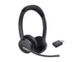 Miniatyrbild 4 av 5: Yealink WH64 Hybrid Dual - Headset - på örat - DECT / Bluetooth - trådlös - USB-A via DECT-adapter, USB-C - Certifierad för Microsoft-teams