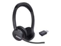 Miniatyrbild 1 av 5: Yealink WH64 Hybrid Dual - Headset - på örat - DECT / Bluetooth - trådlös - USB-A via DECT-adapter, USB-C - Certifierad för Microsoft-teams