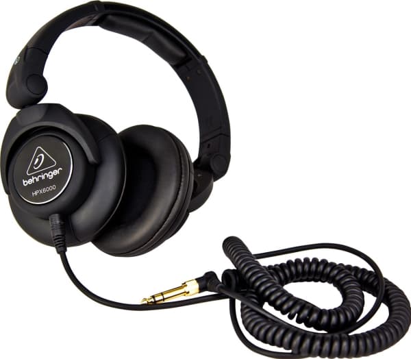 Behringer HPX6000 hovedtelefoner/headset Ledningsført Sort