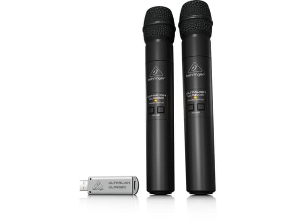 Behringer ULM202USB, Scene/opptreden, Trådløs, USB, 120 m, Sort
