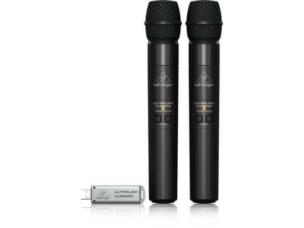 Behringer ULM202USB, Scene/opptreden, Trådløs, USB, 120 m, Sort