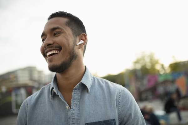 AQL BTELUSIONTWSW, True Wireless Stereo (TWS), Samtal/musik, Headset, Vit