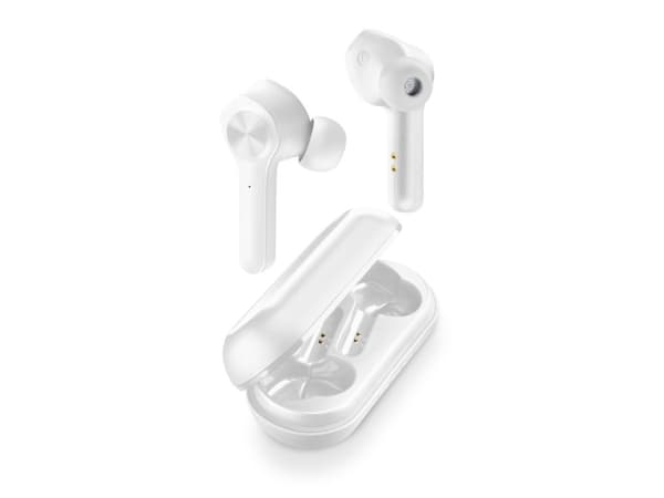 AQL BTELUSIONTWSW, True Wireless Stereo (TWS), Samtaler/musikk, Hodesett, Hvit