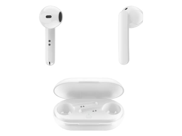 AQL Slang, True Wireless Stereo (TWS), Puhelut/Musiikki, 45 g, Kuulokkeet, Valkoinen