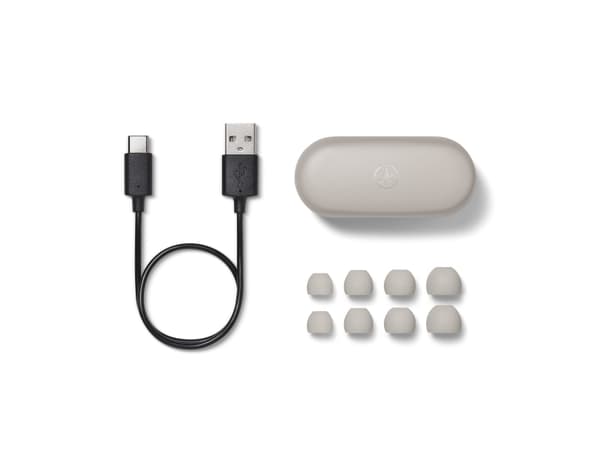 Yamaha TW-E3C, True Wireless Stereo (TWS), Samtal/musik, 20 - 20000 hz, Headset, Beige