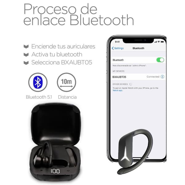 Sportshodetelefoner KSIX Sport Buds 2 700 mAh