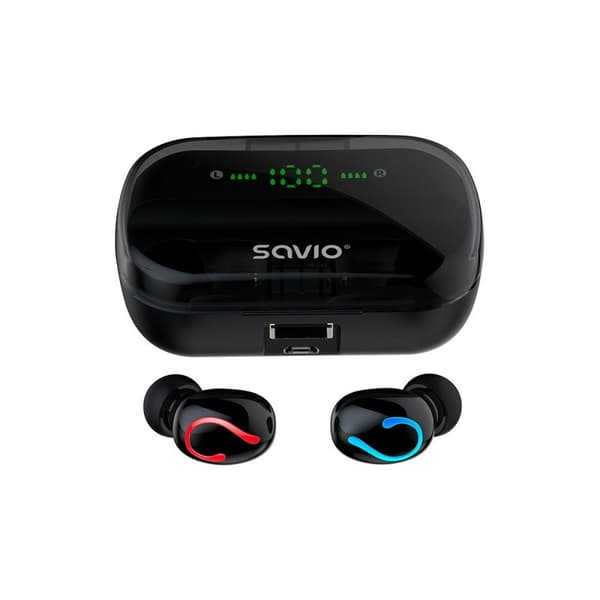 Bluetooth hovedtelefoner Savio TWS-06 Sort