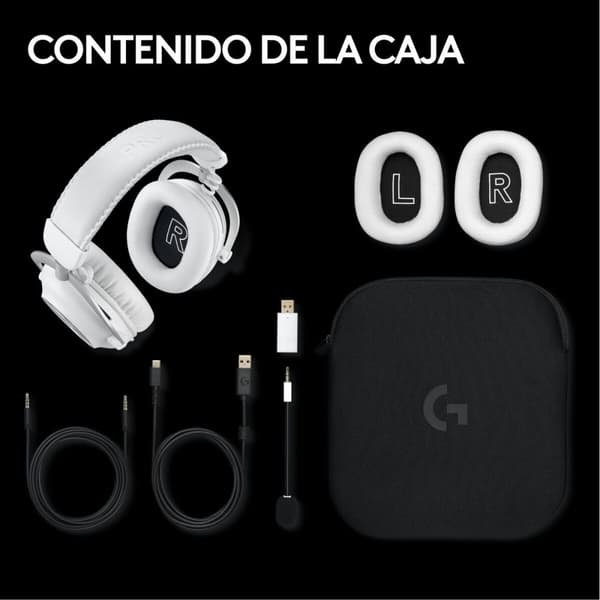 Hovedtelefoner Logitech PRO X 2 Sort/Hvid