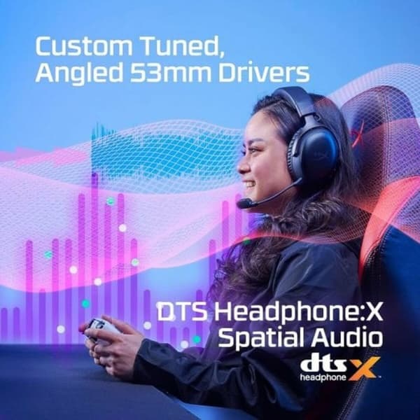 Diadem-hovedtelefoner Hyperx Sort