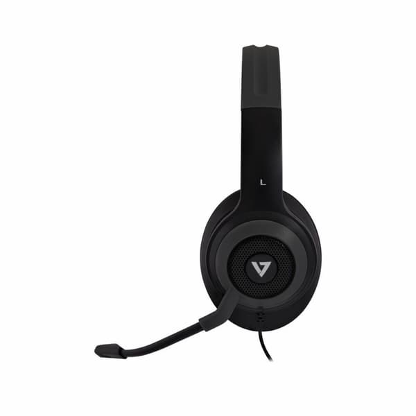 Hodetelefoner med Mikrofon V7 HC701 Svart