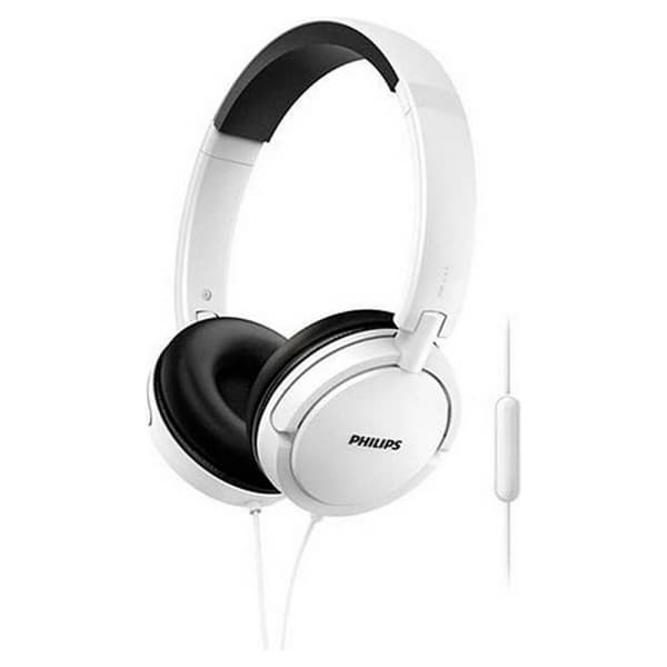Diadem-hovedtelefoner Philips Hvid Med kabel
