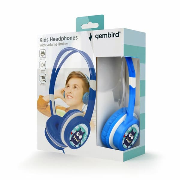Diadem-hovedtelefoner GEMBIRD MHP-JR-B Børns
