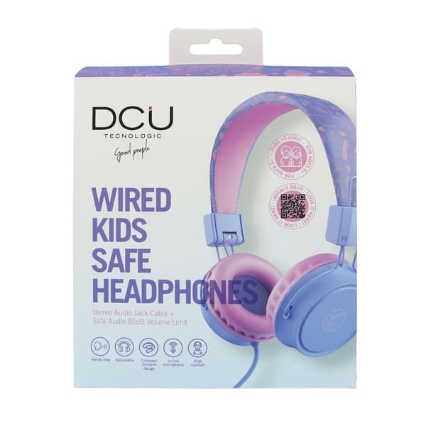 Hörlurar DCU SAFE Rosa