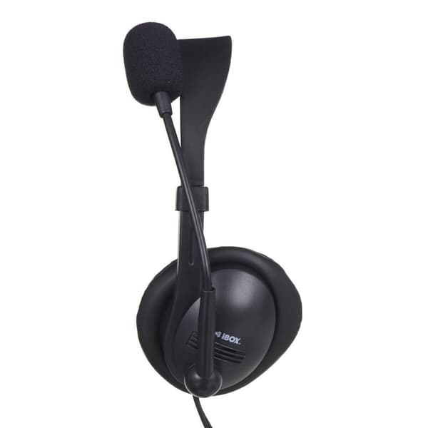 Kuulokkeet mikrofonilla Ibox W1MV Musta