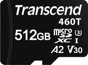 Karta Transcend 460I MicroSDXC 128 GB Class 10 UHS-I/U3 A2 V30 (TS128GUSD460I)