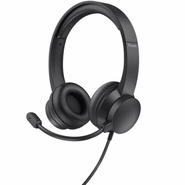 Hovedtelefoner Trust HS-150 Sort