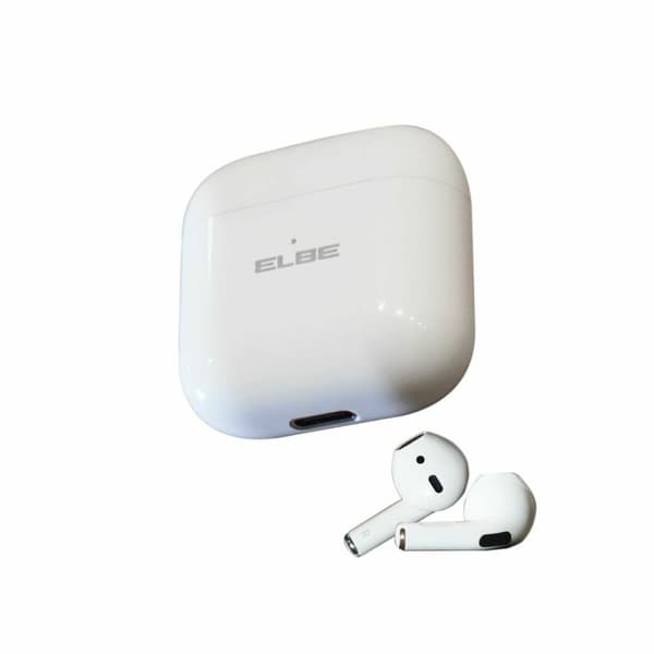Hovedtelefoner ELBE ABTWS-003-B Hvid