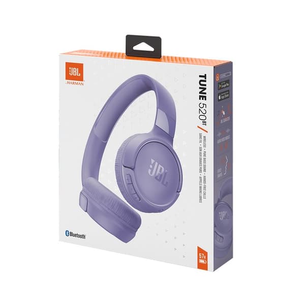 JBL Tune 520 BT Trådlösa Hörlurar - Hero Purple