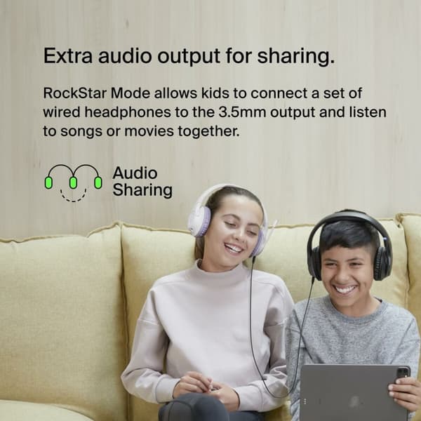 Hörlurar med Mikrofon Belkin AUD006BTBLK Svart