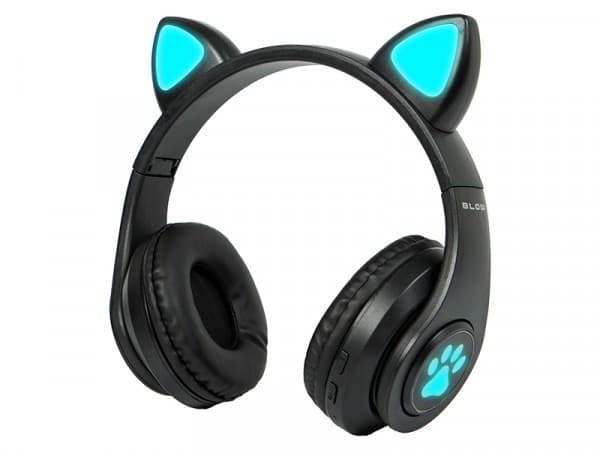 Blow Headphones 32-822# BT 5.0 LED-hodetelefoner sorterer ører