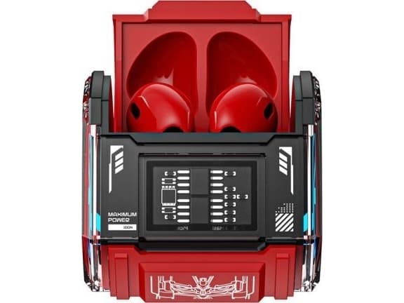 TWS Transformers MG-C03 hörlurar (röd)