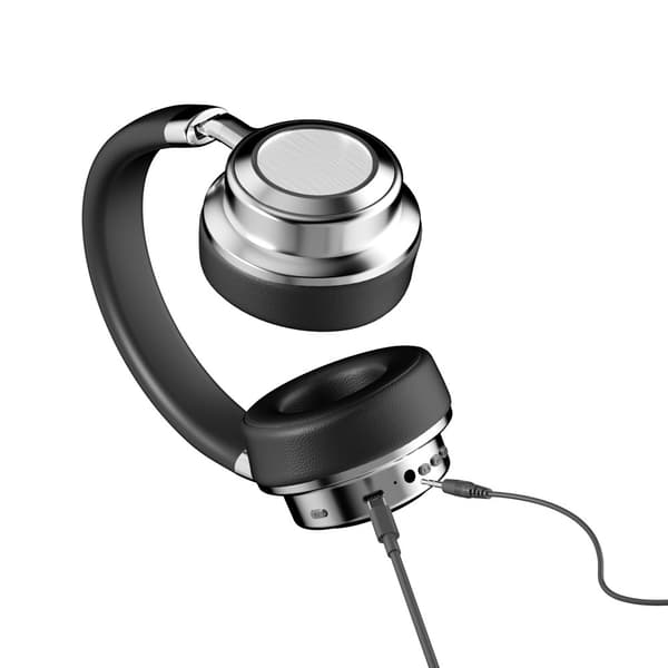 Hifi Trådlösa On-Ear headset Bluetooth-hörlurar Gaming Musik Metal Retro