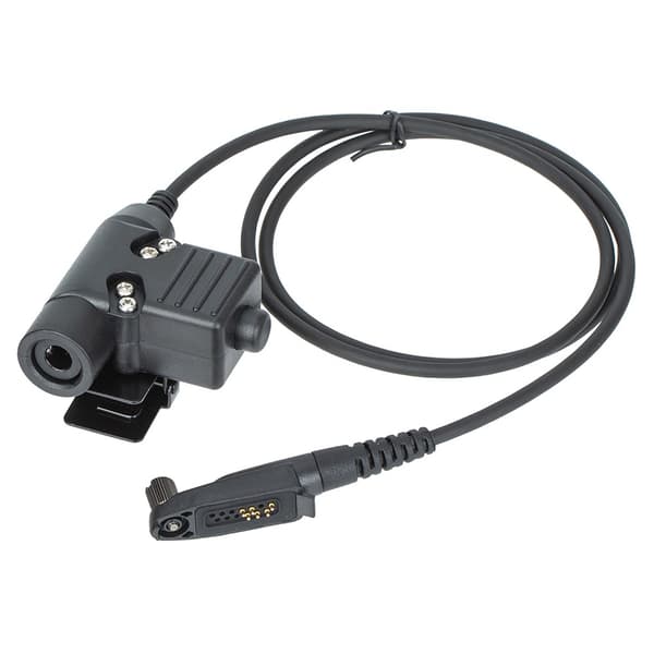 til Motorola GP328Plus Walkie Talkie Headset U94 PTT Two Way Radio
