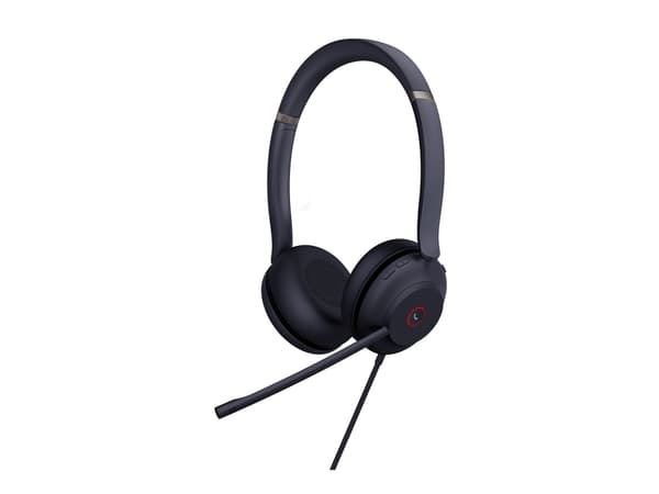 Yealink UH37 Dual - Hodesett - on-ear - kablet - USB - lydisolerende - svart - Optimert for UC