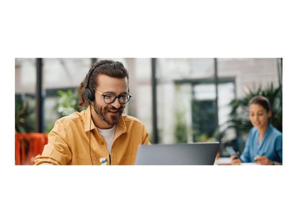 Yealink UH37 Dual - Hodesett - on-ear - kablet - USB - lydisolerende - svart - Optimert for UC